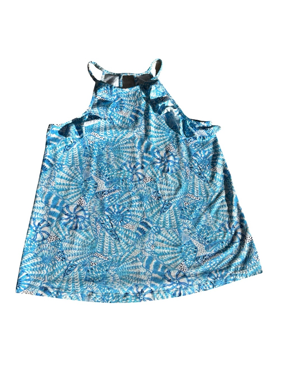 Lilly Pulitzer “Billie” Amalfi Blue Halter-Style Camisole Size XS